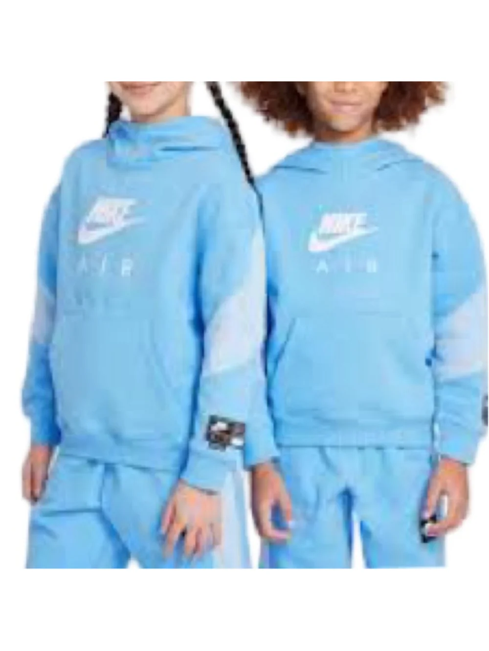 Nike Air Kids Sky Blue Hoodie - size L